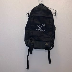 Everbridge black Utility school travel backpack